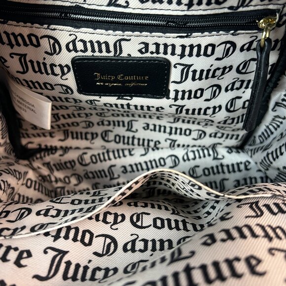 Juicy Couture Flashback Small Backpack in black faux leather - Picture 4 of 5